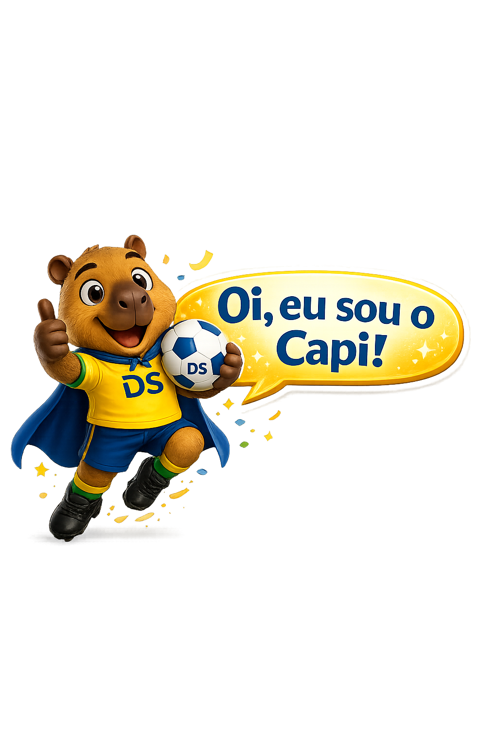 O Capi, mascote oficial eleito